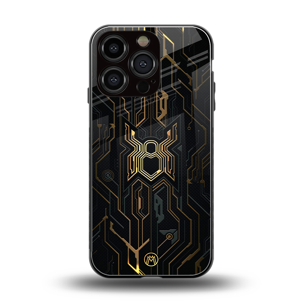 spider verse back phone cover | glass case for iphone 16 pro