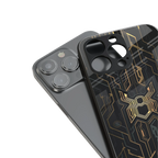 spider verse back phone cover | glass case for iphone 16 plus