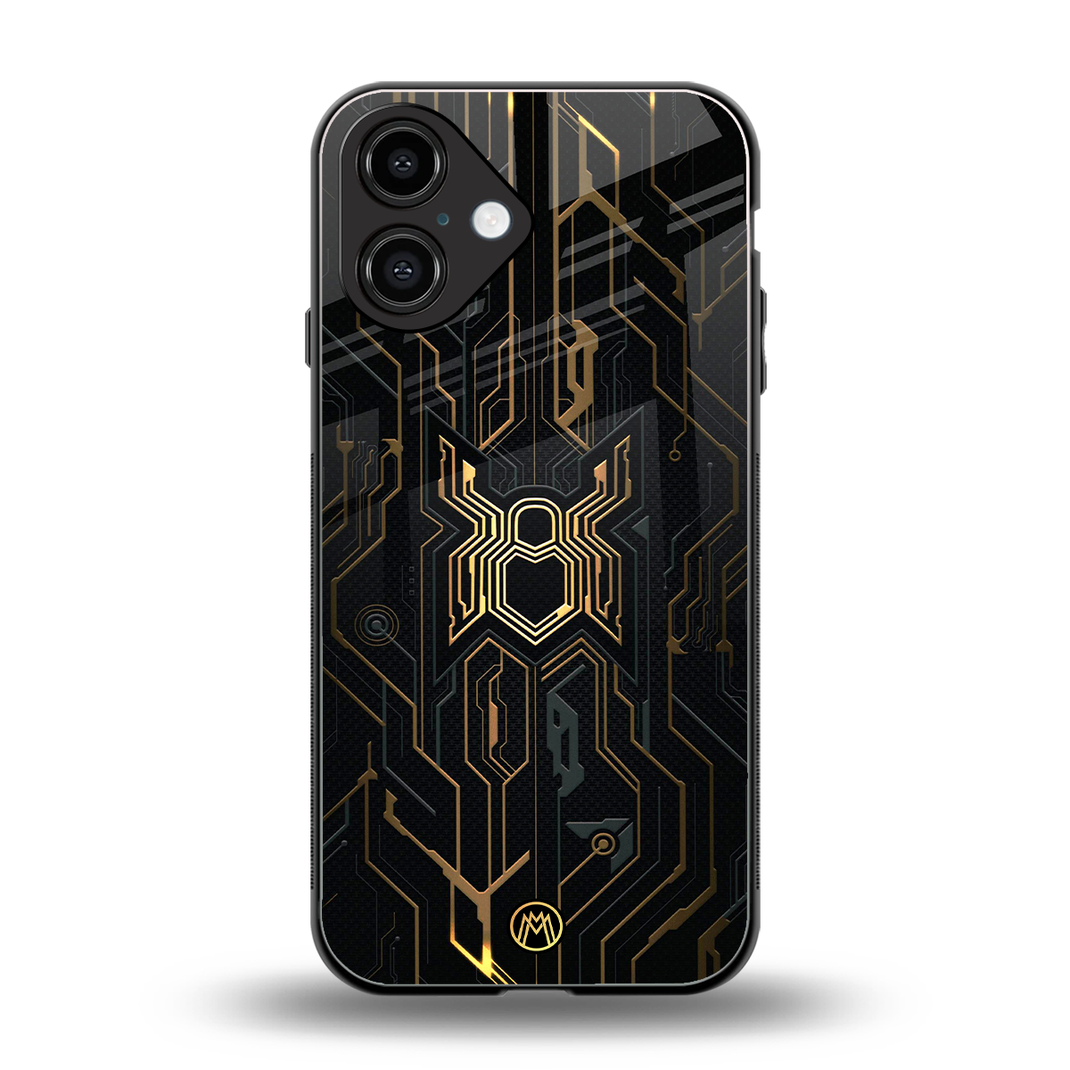 spider verse back phone cover | glass case for iphone 16