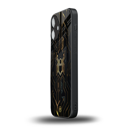 spider verse back phone cover | glass case for iphone 16