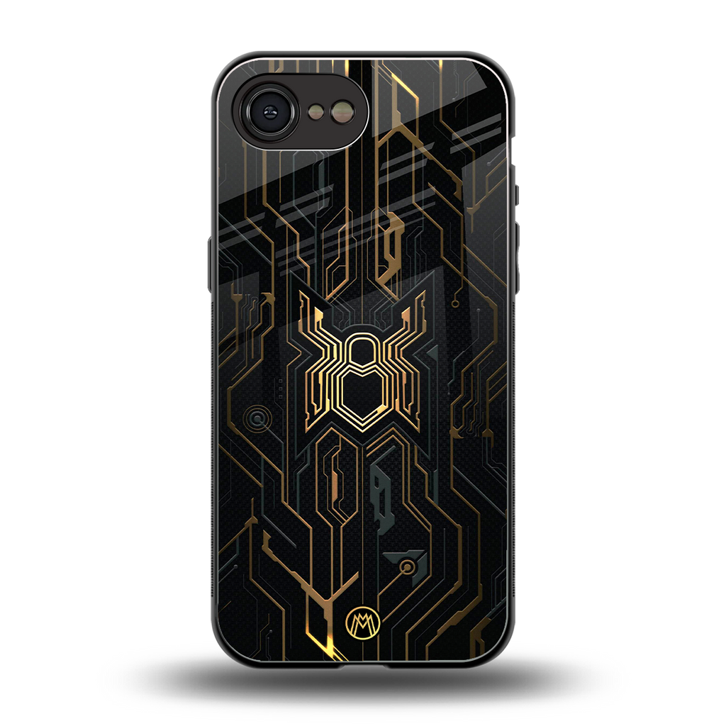 spider verse back phone cover | glass case for iphone 16e