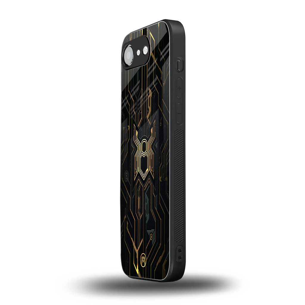 spider verse back phone cover | glass case for iphone 16e