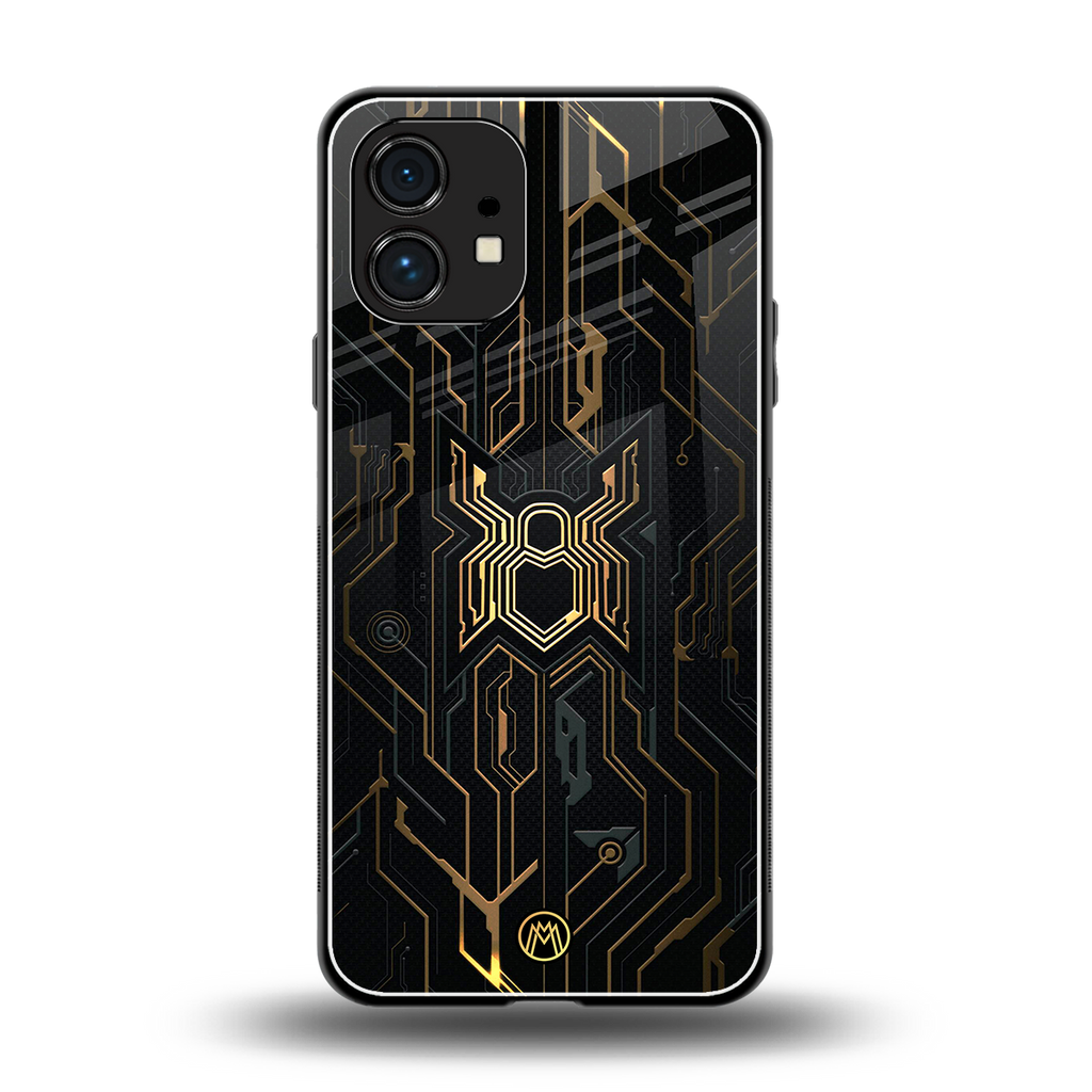 spider verse back phone cover | glass case for nothing phone 1