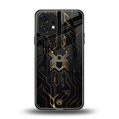 spider verse back phone cover | glass case for nothing phone 1
