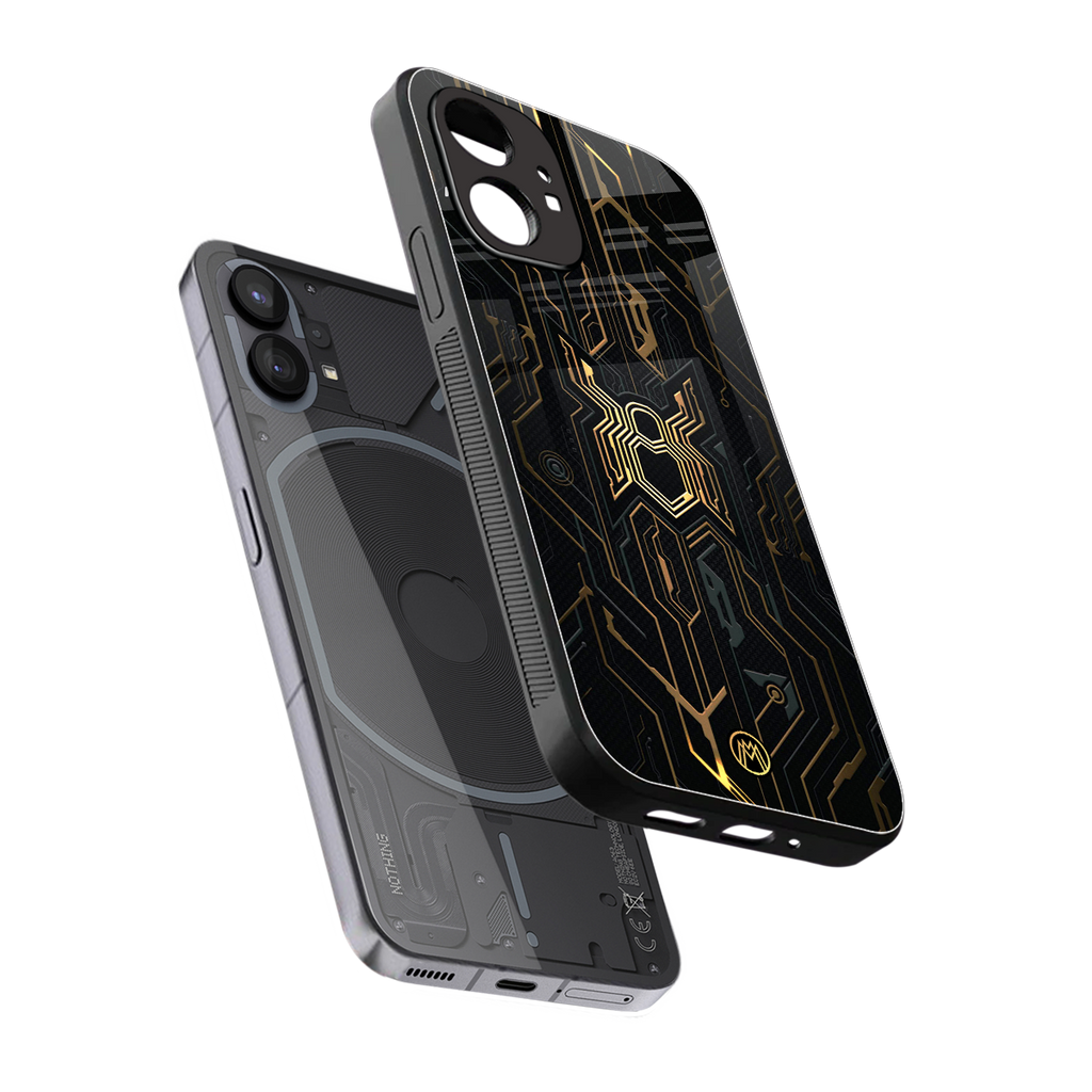 spider verse back phone cover | glass case for nothing phone 1