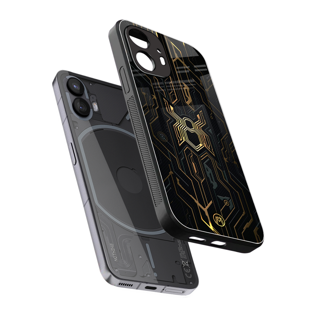 spider verse back phone cover | glass case for nothing phone 2
