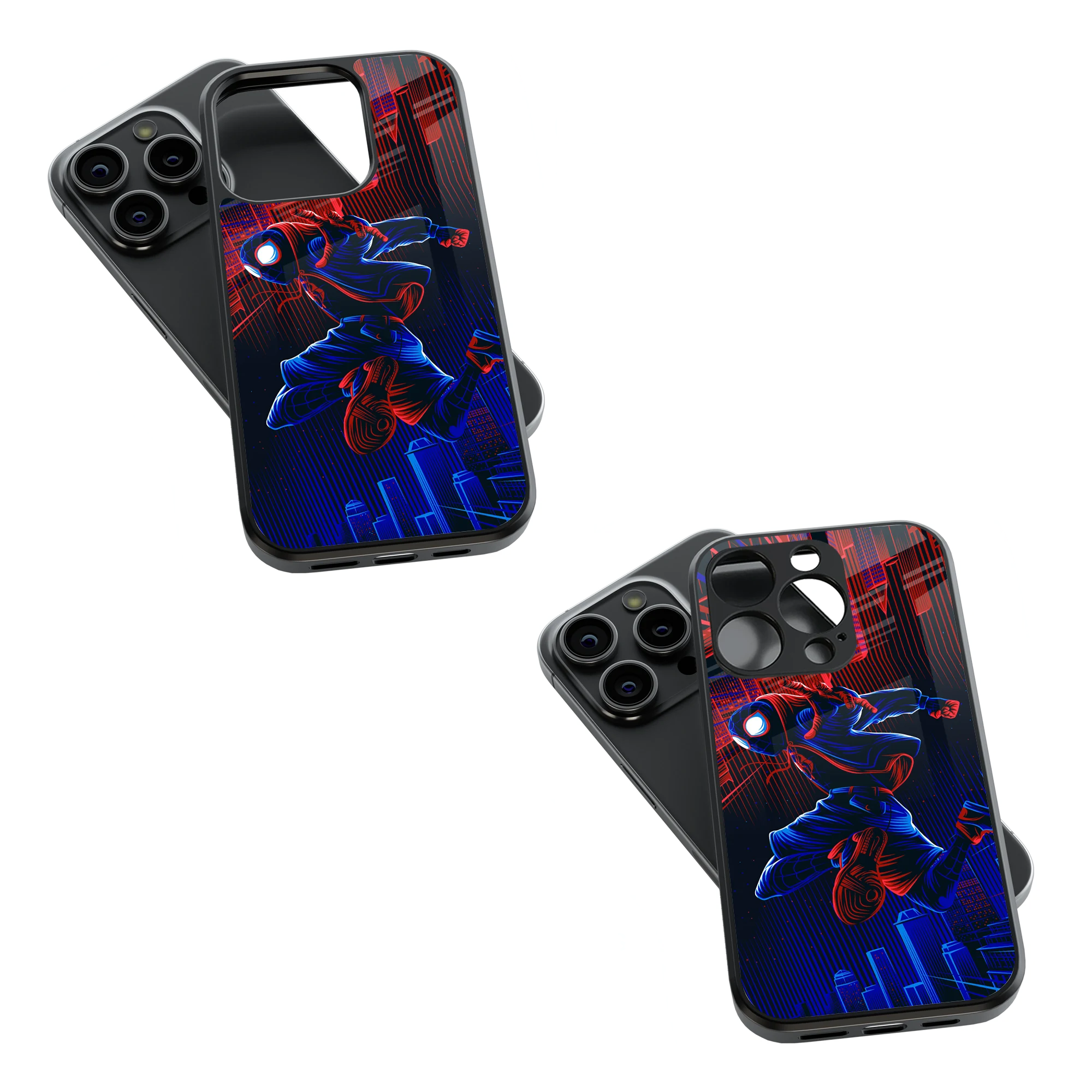 Trendy Glass Back Mobile Case for iPhone, Samsung, Redmi, OnePlus, Google Pixel, Motorola