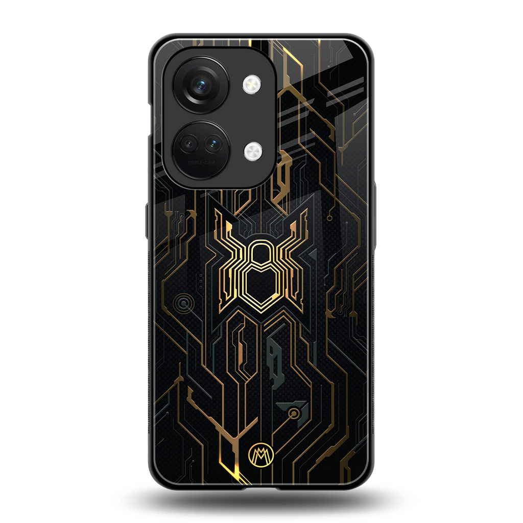 spider verse back phone cover | glass case for oneplus nord 3