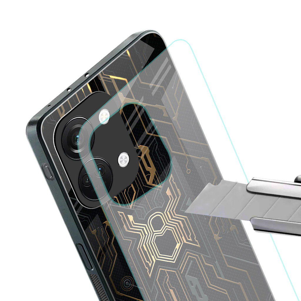 spider verse back phone cover | glass case for oneplus nord 3