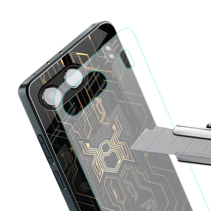 spider verse back phone cover | glass case for oneplus nord 4