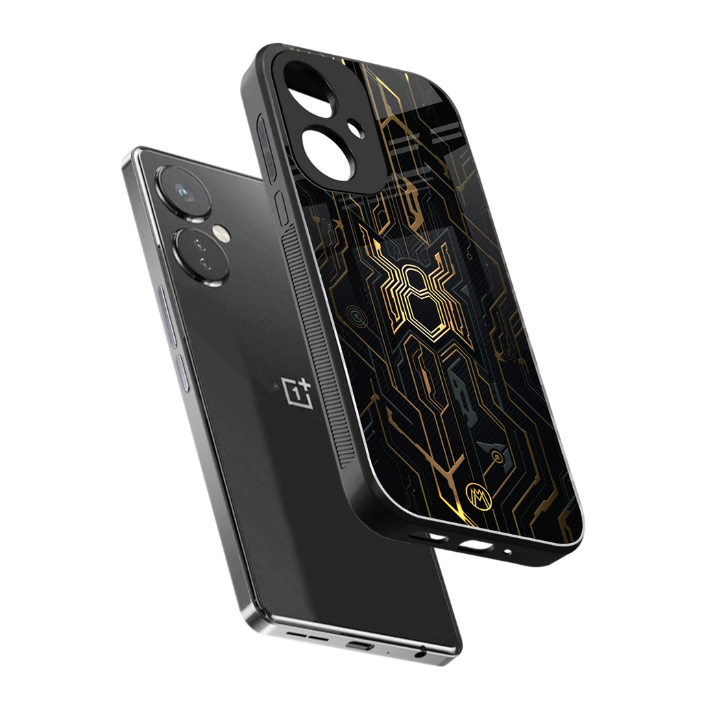 spider verse back phone cover | glass case for oneplus nord ce 3