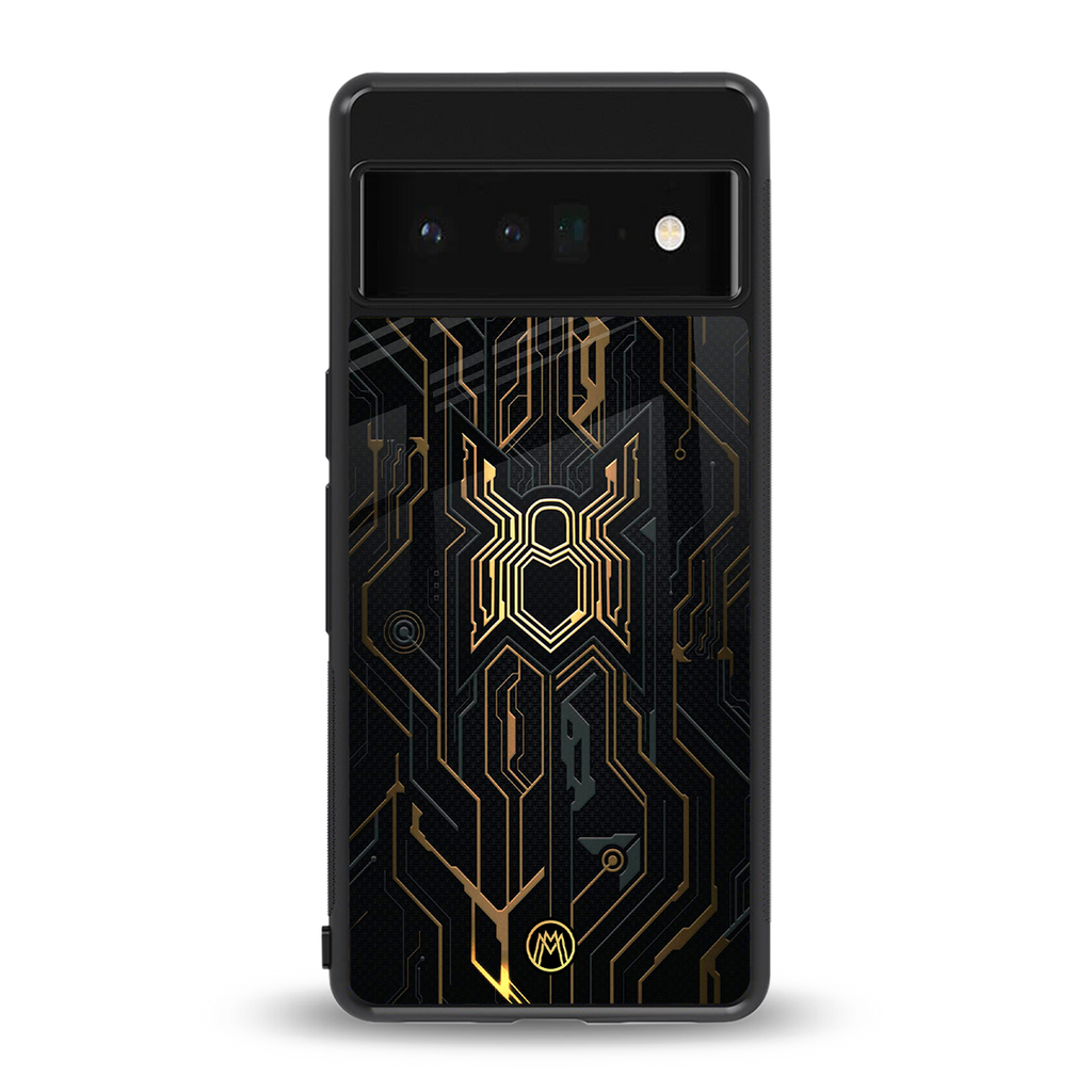 spider verse back phone cover | glass case for google pixel 6 pro