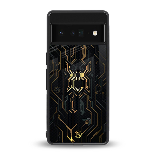 spider verse back phone cover | glass case for google pixel 6 pro