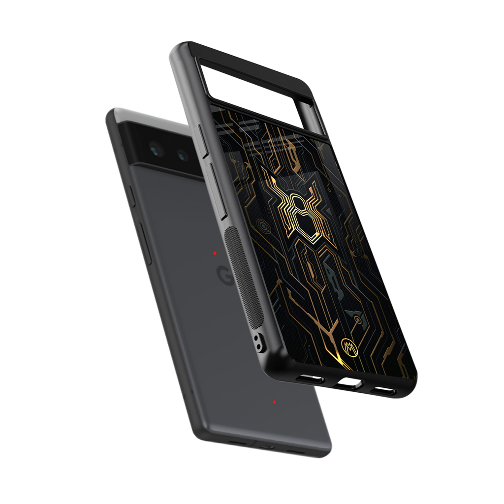 spider verse back phone cover | glass case for google pixel 6