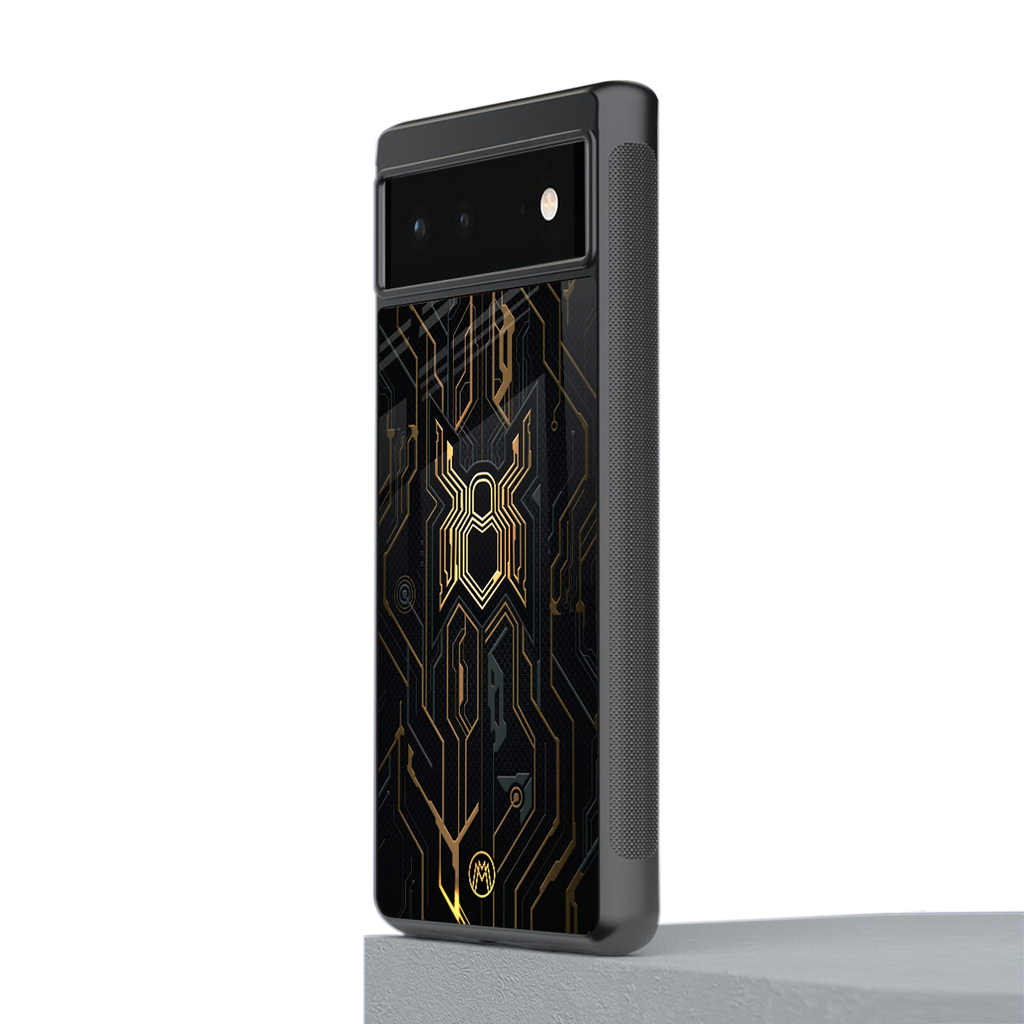 spider verse back phone cover | glass case for google pixel 6