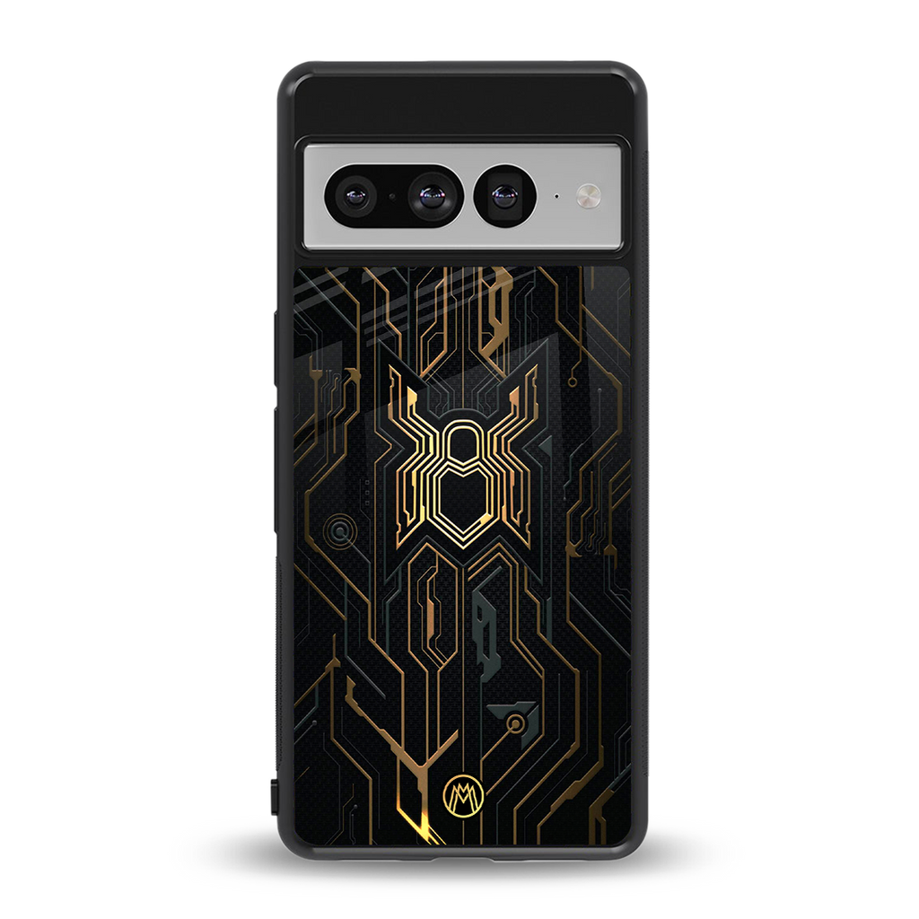 spider verse back phone cover | glass case for google pixel 7 pro