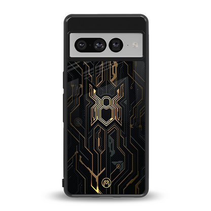 spider verse back phone cover | glass case for google pixel 7 pro
