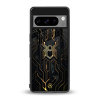 spider verse back phone cover | glass case for google pixel 8 pro
