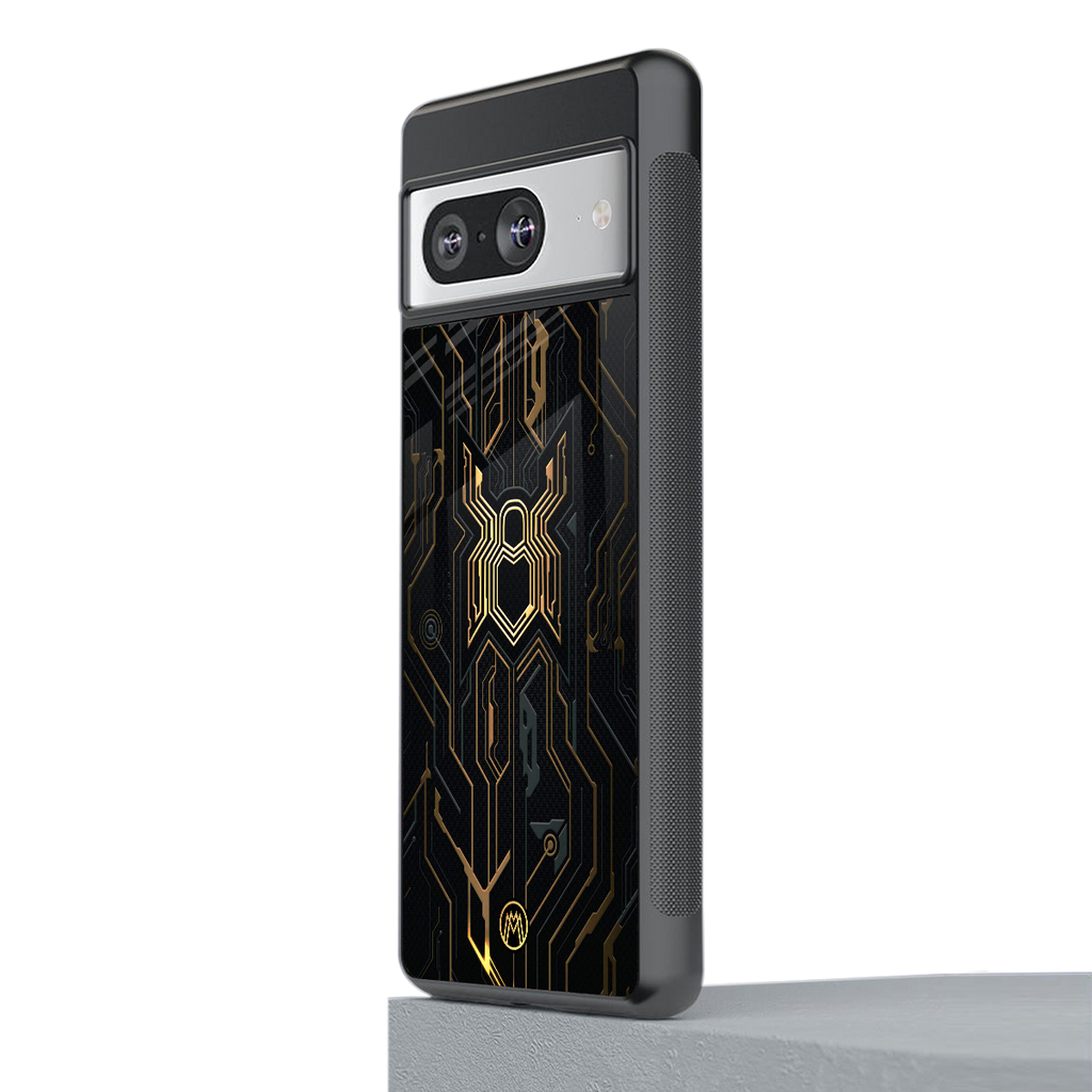 spider verse back phone cover | glass case for Google Pixel 8