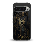 spider verse back phone cover | glass case for google pixel 9 pro xl