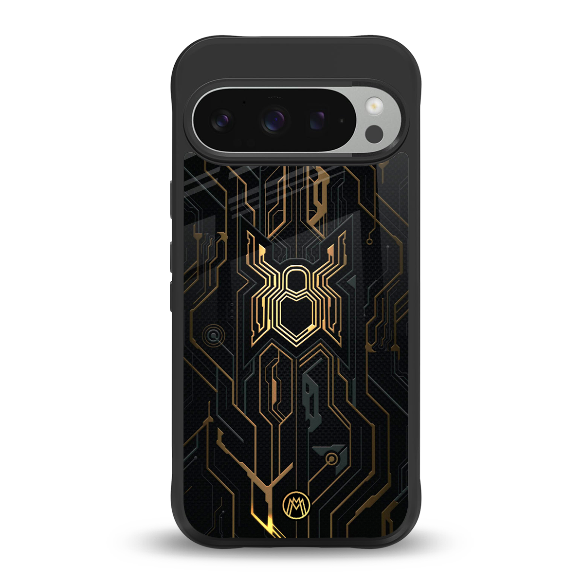 spider verse back phone cover | glass case for google pixel 9 pro xl