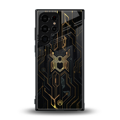 spider verse back phone cover | glass case for samsung galaxy s24 ultra
