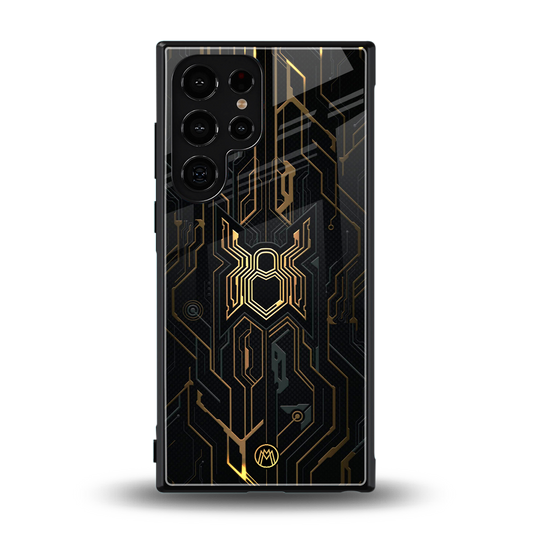 spider verse back phone cover | glass case for samsung galaxy s24 ultra