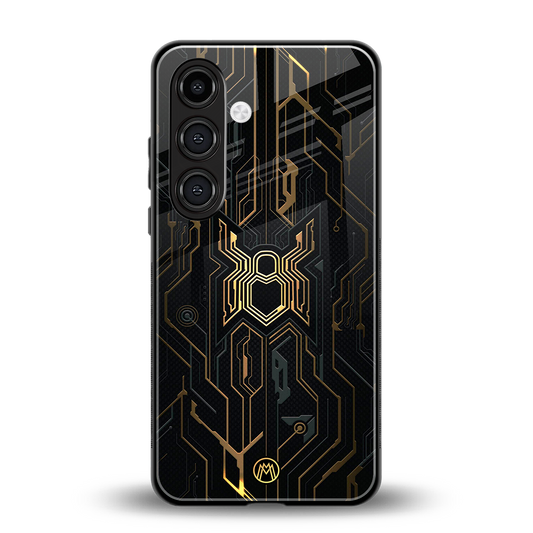 spider verse back phone cover | glass case for samsung galaxy s23 plus