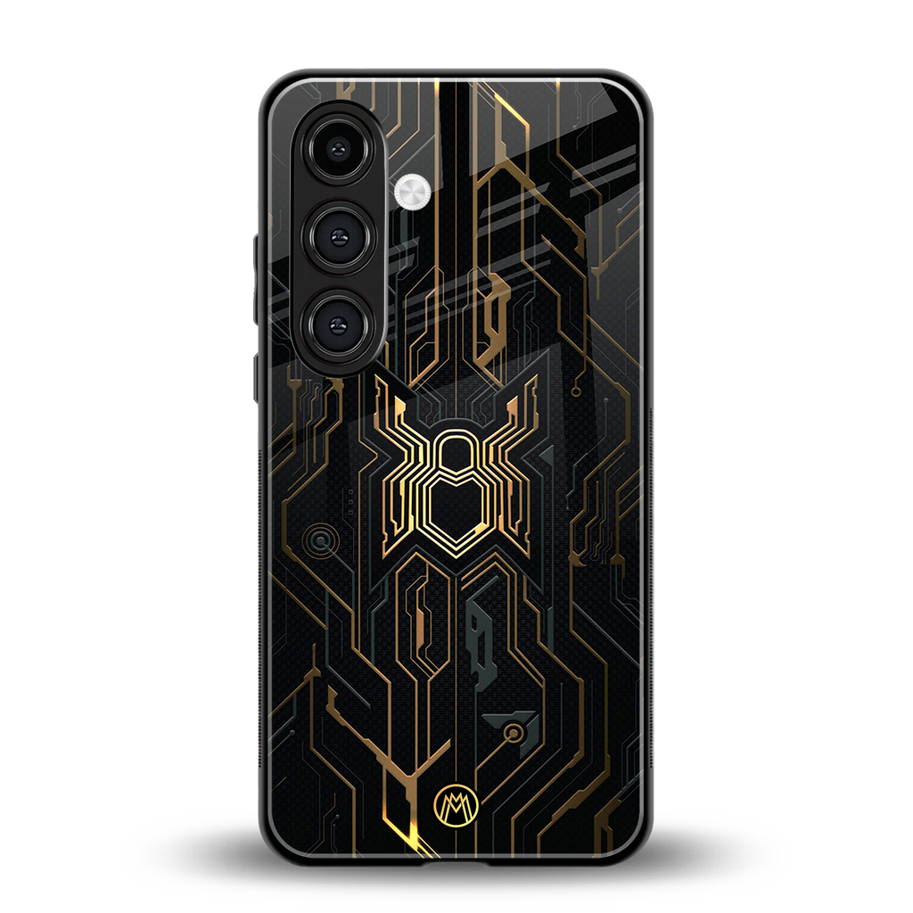 spider verse back phone cover | glass case for samsung galaxy s24 fe