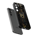 spider verse back phone cover | glass case for samsung galaxy s24 plus
