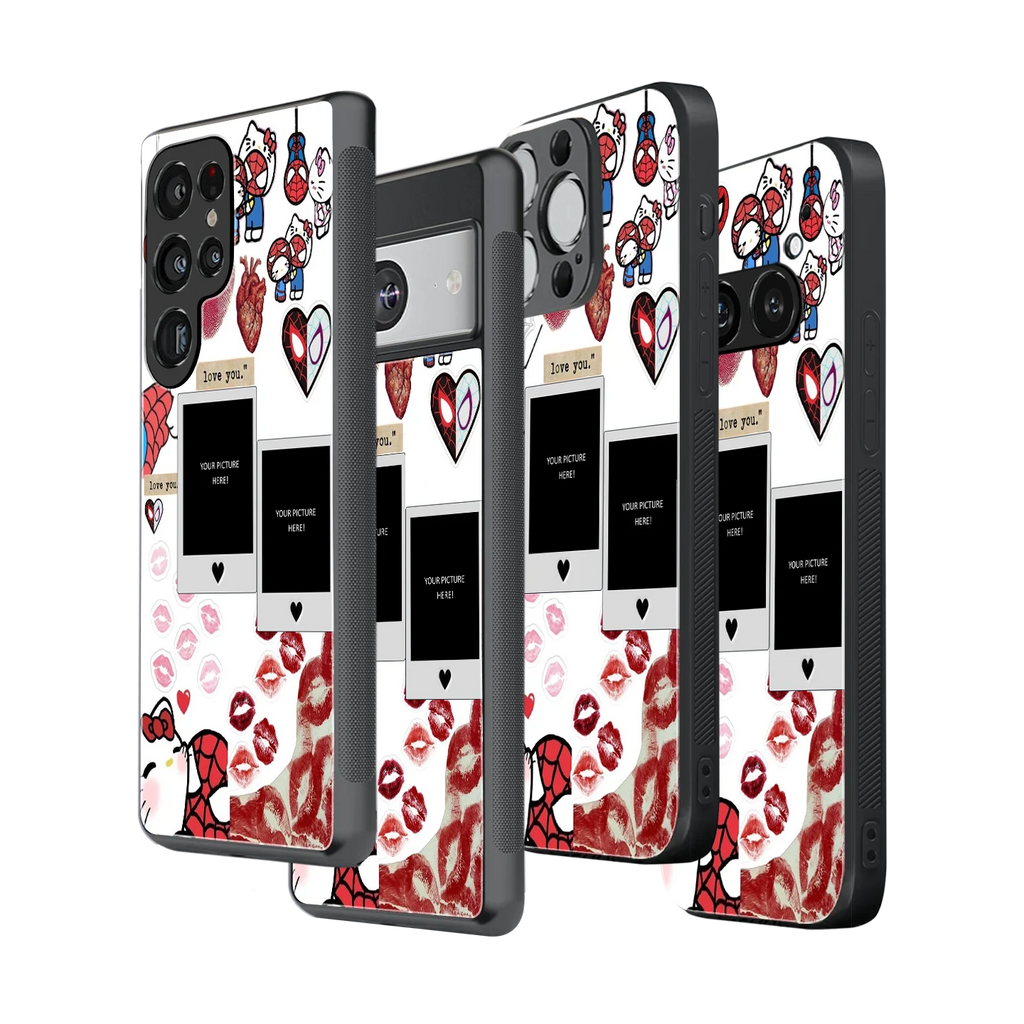 Polaroid Personalised Glass Phone Case