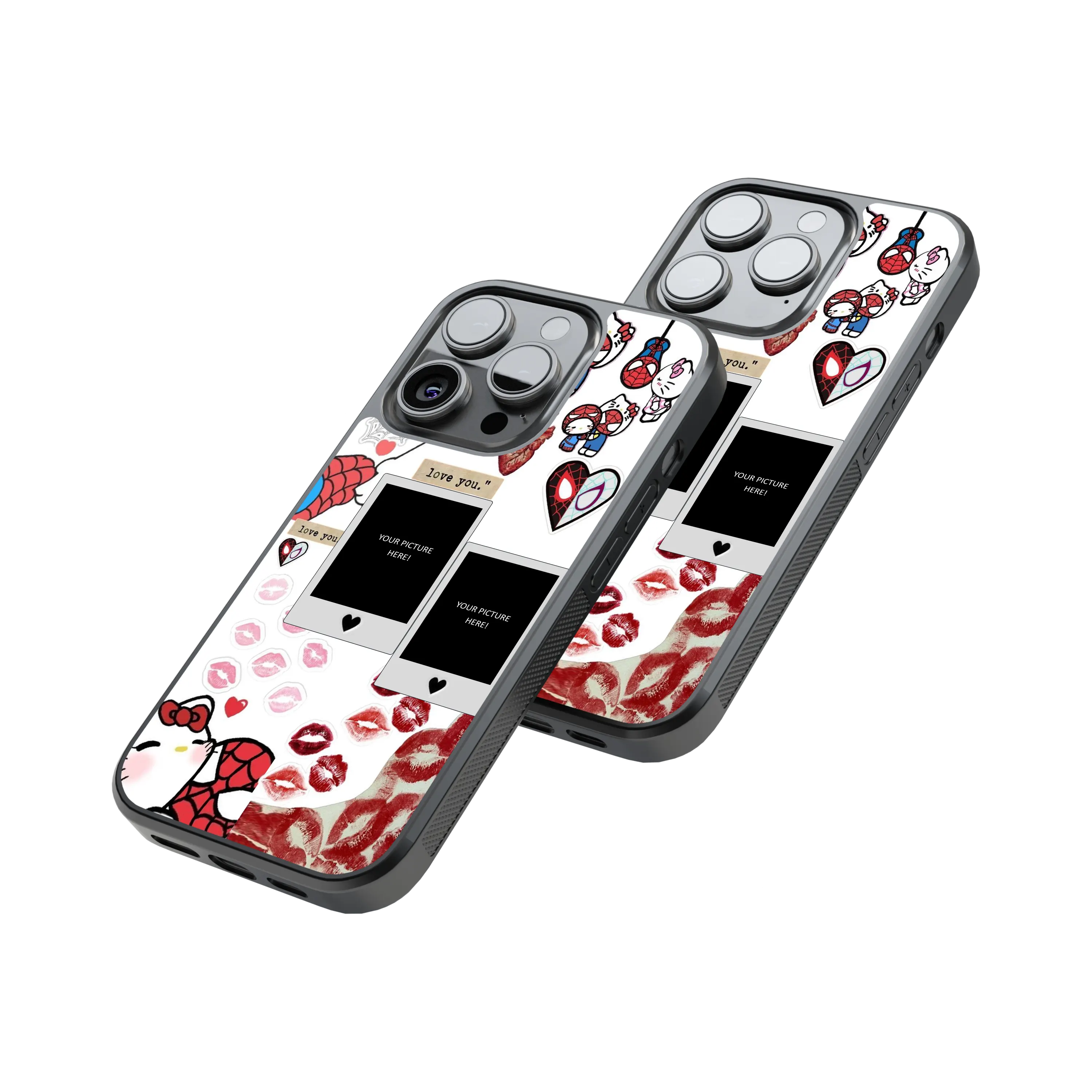 Polaroid Personalised Glass Phone Case