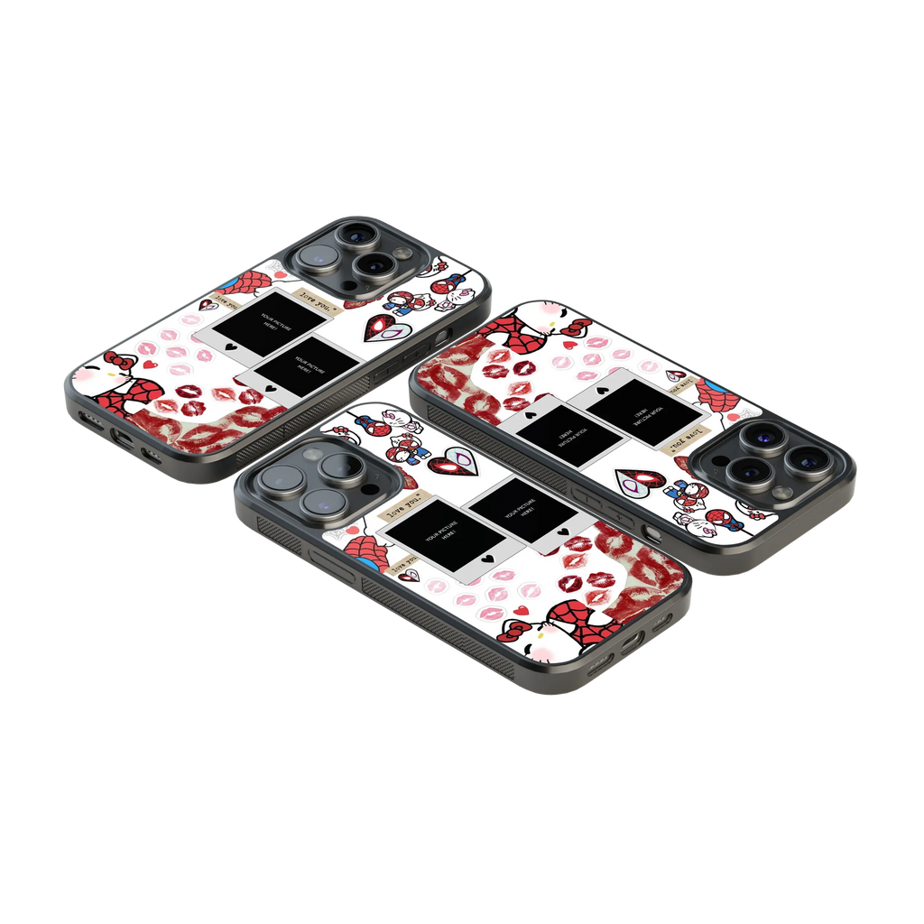 Polaroid Personalised Glass Phone Case