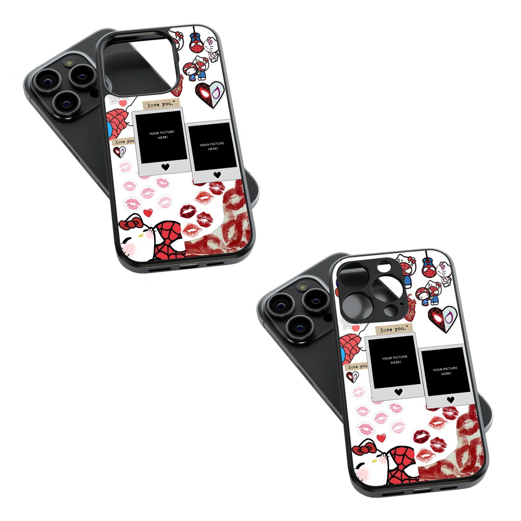 Polaroid Personalised Glass Phone Case
