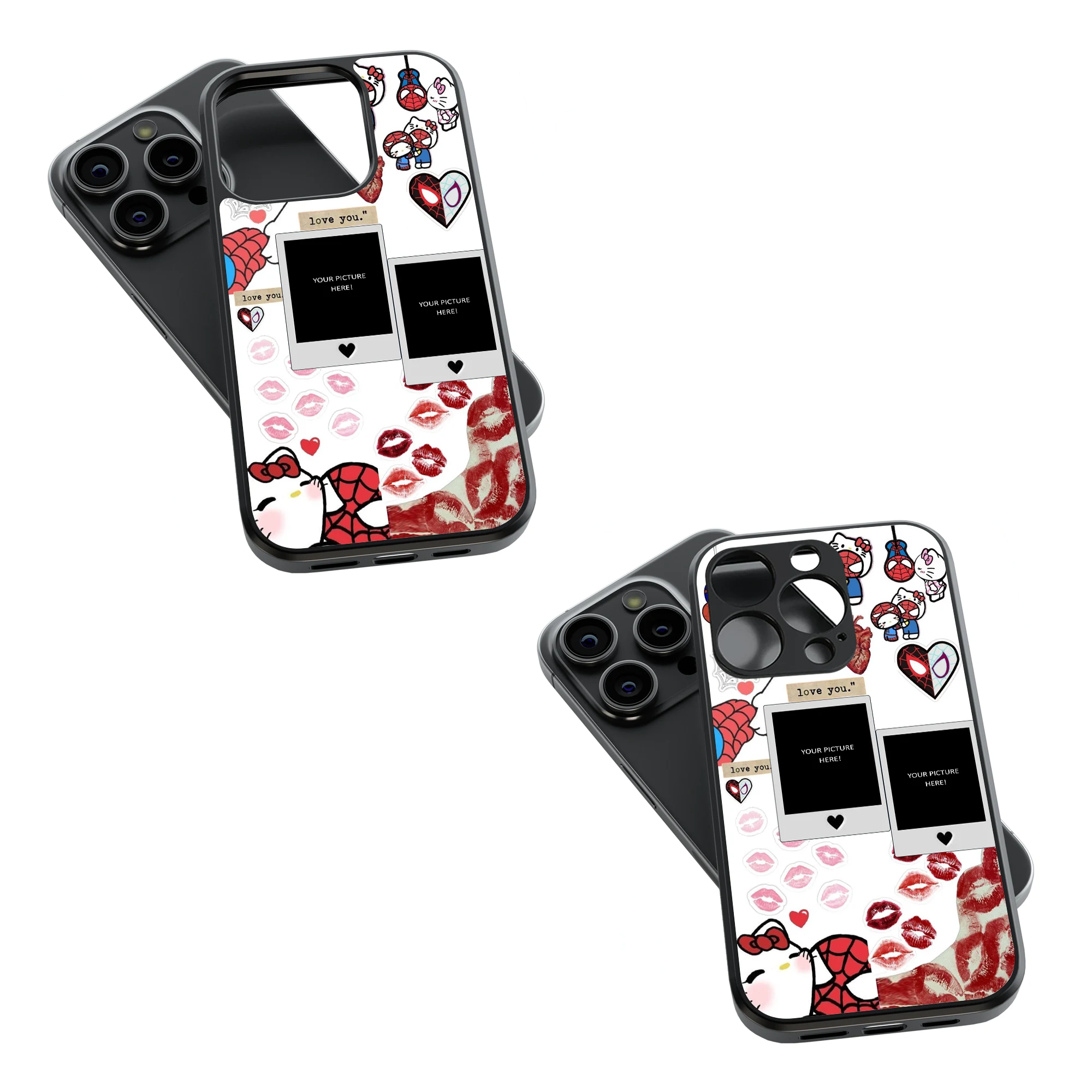 Polaroid Personalised Glass Phone Case