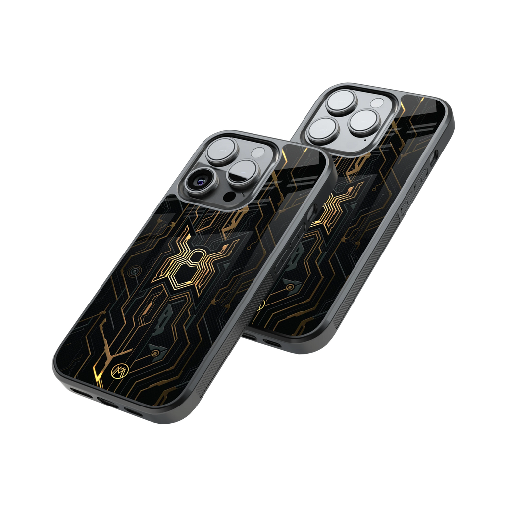 Protective Glass Back Phone Case Compatible with iPhone, Samsung, OnePlus, Pixel & More