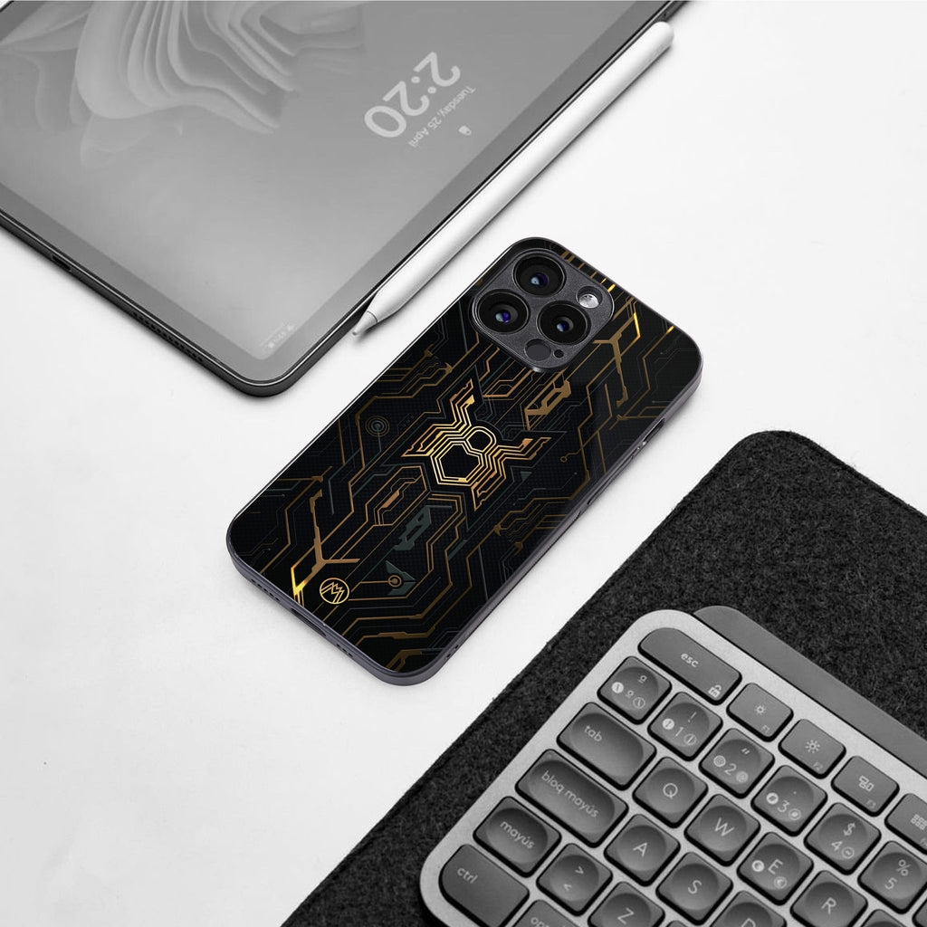 spider verse back phone cover | glass case for iphone 16 pro