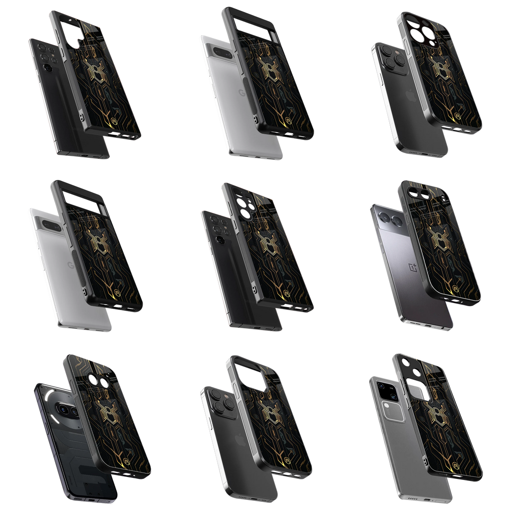 Durable Glass Back Mobile Case for iPhone, Samsung, OnePlus, Google Pixel, Redmi, Vivo, Oppo