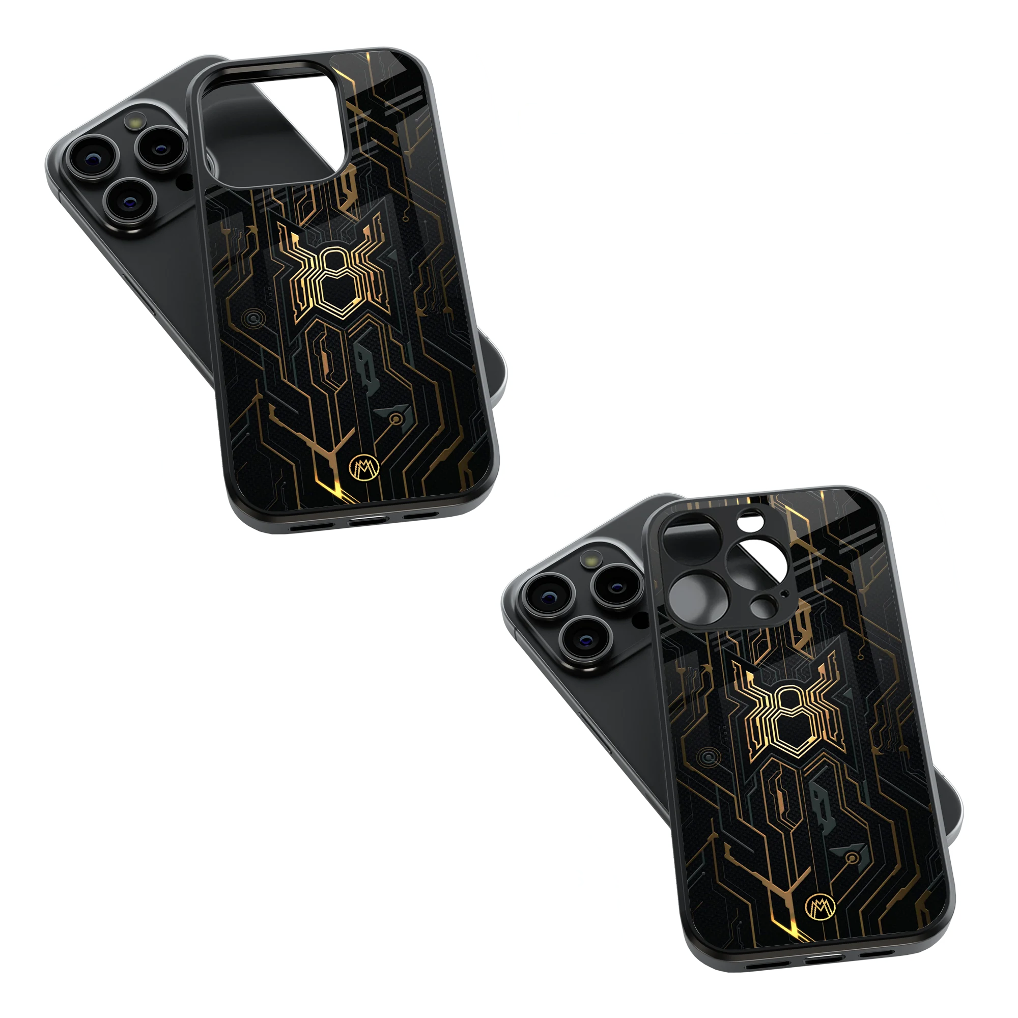 Trendy Glass Back Mobile Case for iPhone, Samsung, Redmi, OnePlus, Google Pixel, Motorola