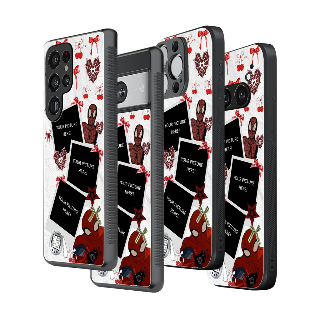 Polaroid Personalised Glass Phone Case