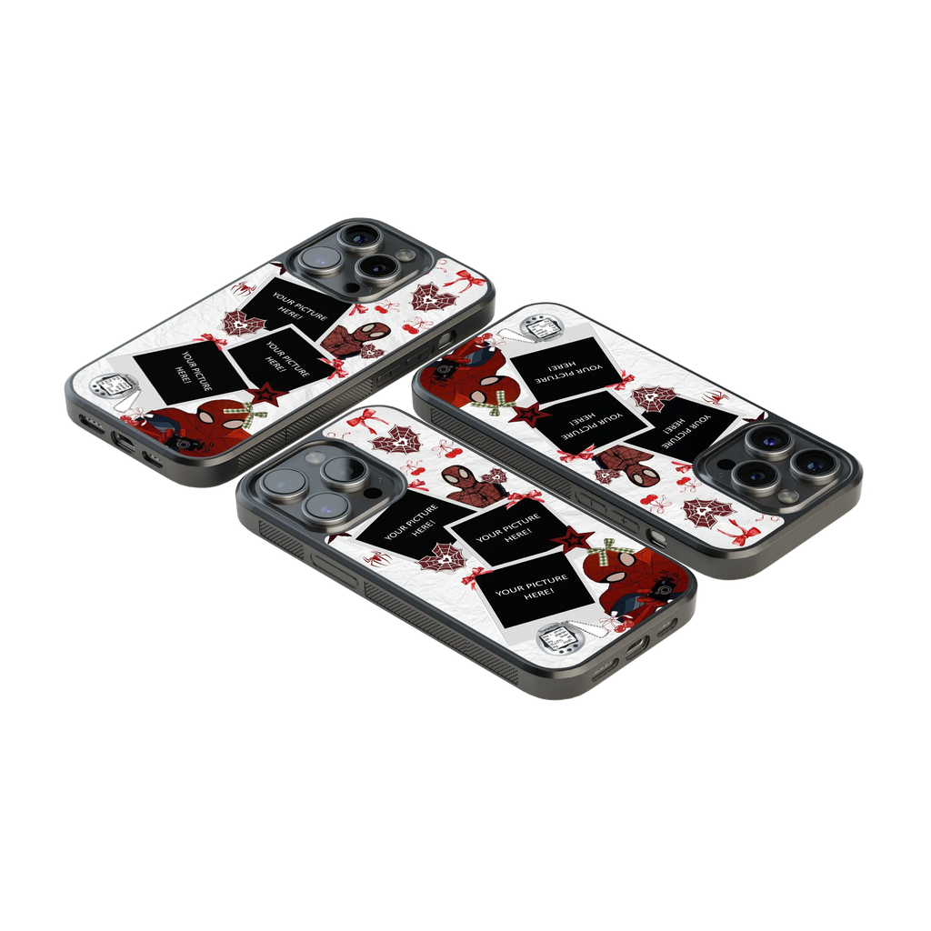 Polaroid Personalised Glass Phone Case