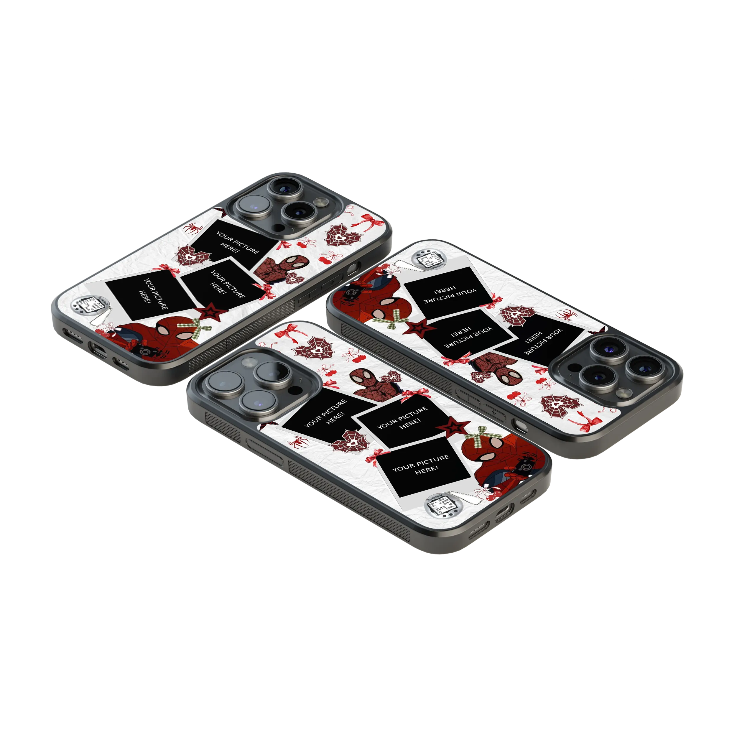 Polaroid Personalised Glass Phone Case