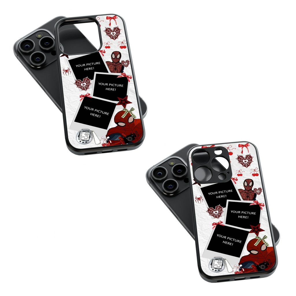 Polaroid Personalised Glass Phone Case