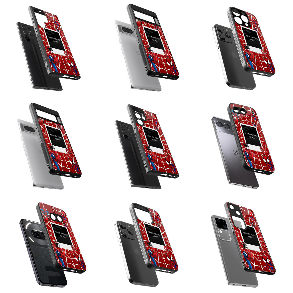 Polaroid Personalised Glass Phone Case