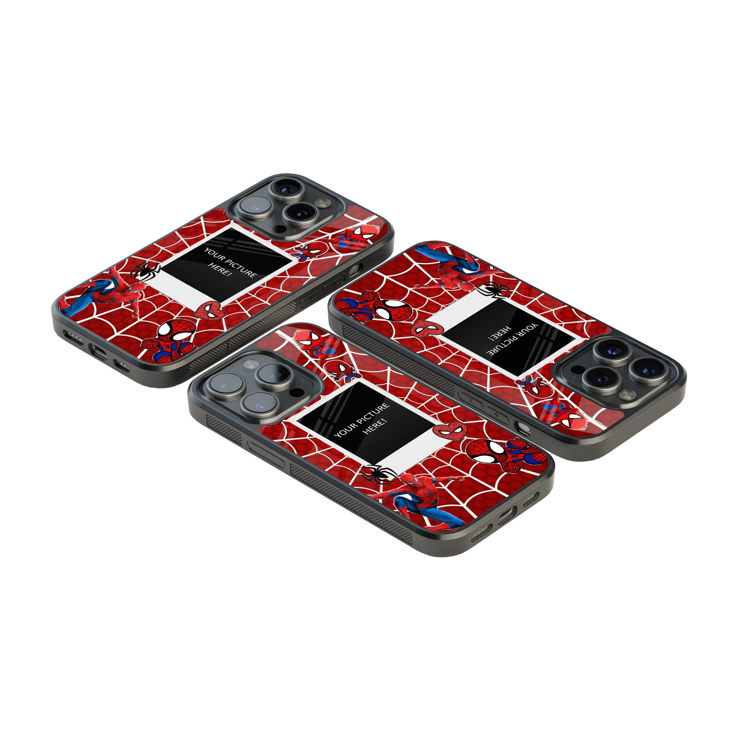 Polaroid Personalised Glass Phone Case