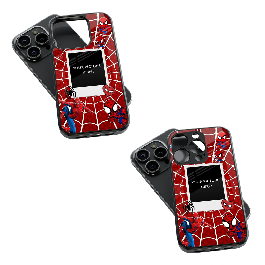 Polaroid Personalised Glass Phone Case