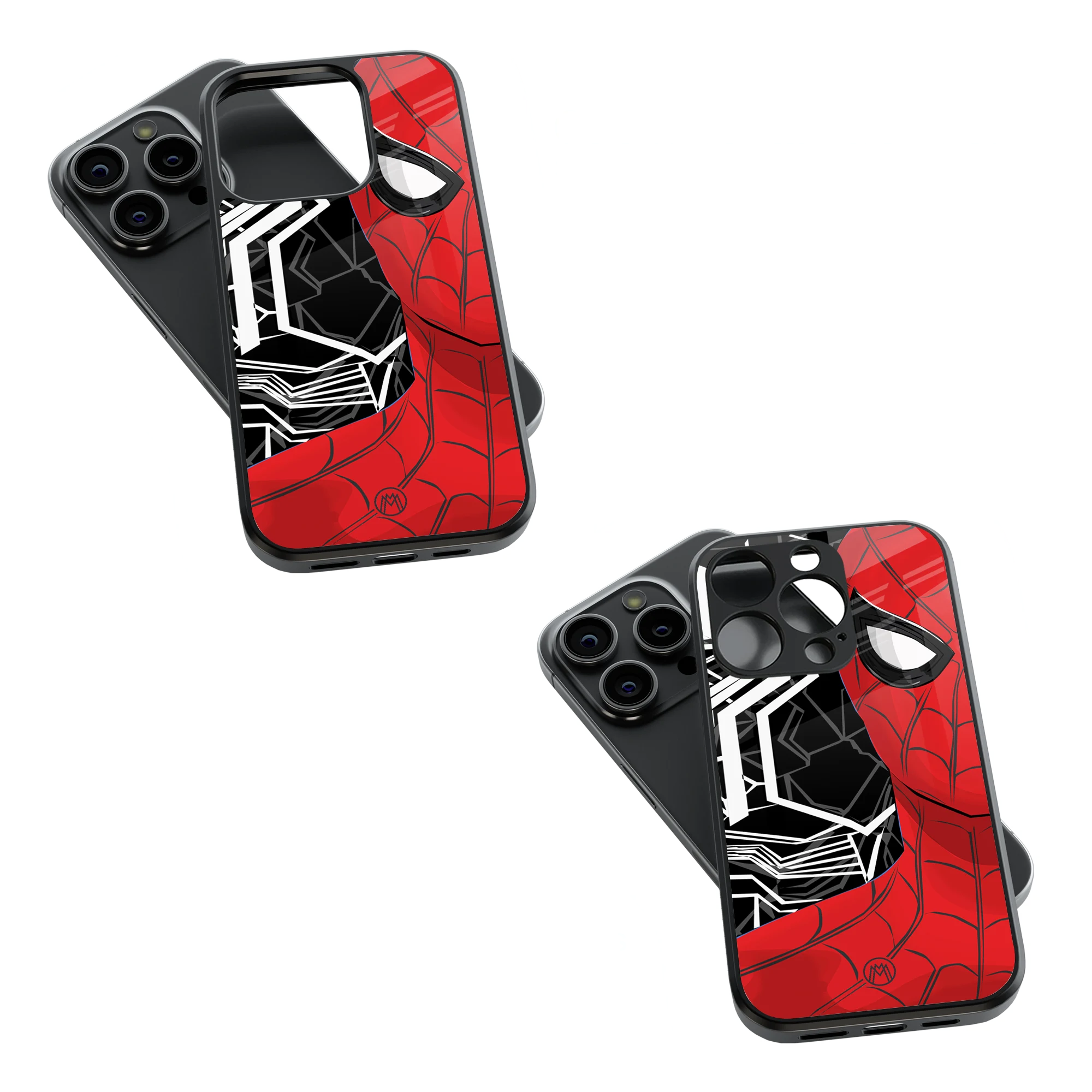 Trendy Glass Back Mobile Case for iPhone, Samsung, Redmi, OnePlus, Google Pixel, Motorola