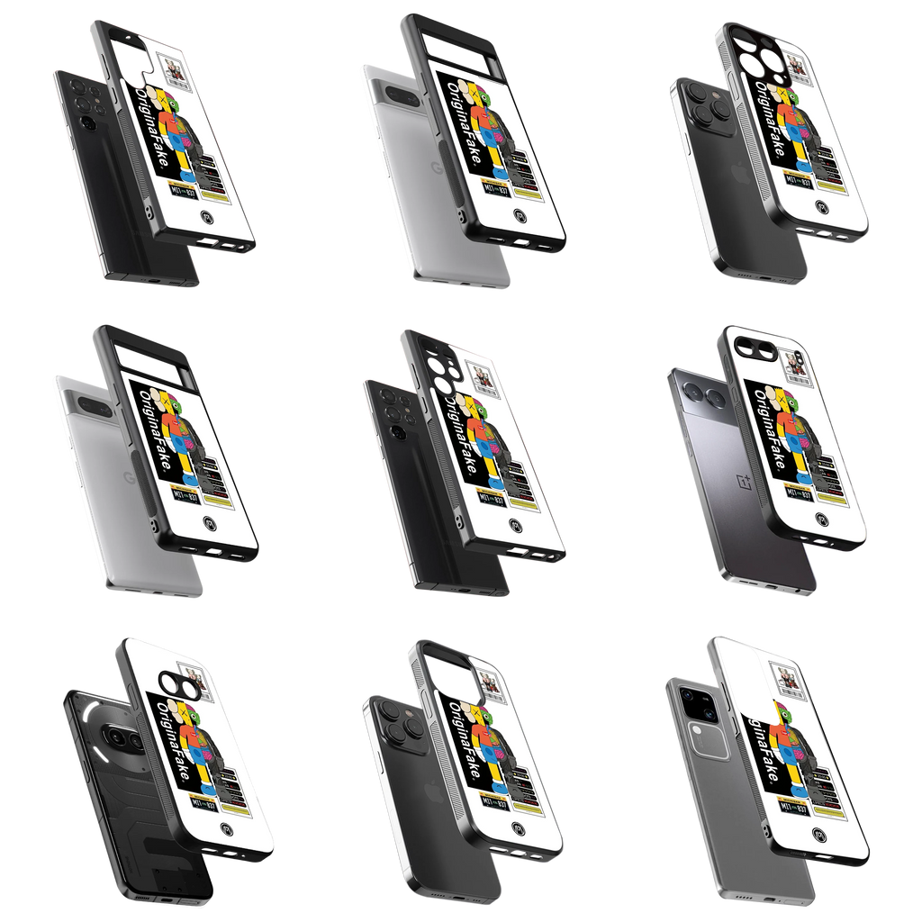 Durable Glass Back Mobile Case for iPhone, Samsung, OnePlus, Google Pixel, Redmi, Vivo, Oppo