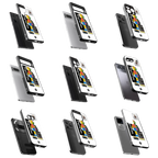 Durable Glass Back Mobile Case for iPhone, Samsung, OnePlus, Google Pixel, Redmi, Vivo, Oppo