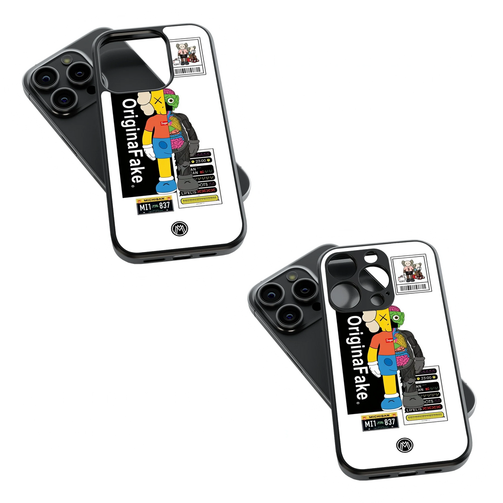 Trendy Glass Back Mobile Case for iPhone, Samsung, Redmi, OnePlus, Google Pixel, Motorola